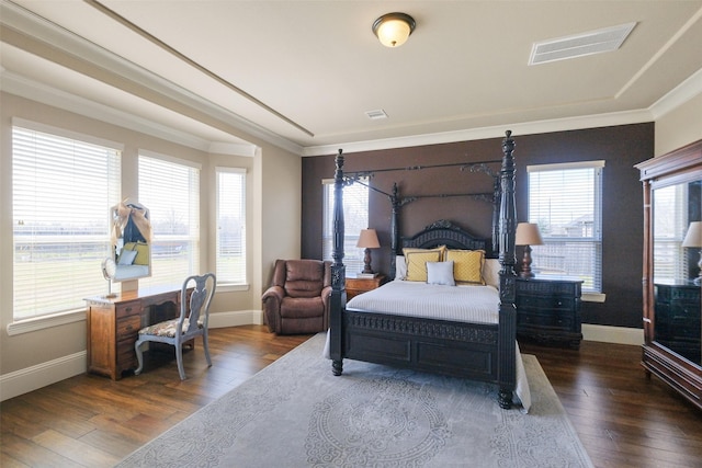 6919 Champion Trl, Katy, TX 77493 - bedroom featuring baseboards, crown molding, and multiple windows