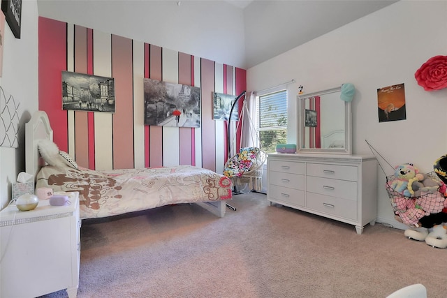 27163 Allenby Park Dr, Magnolia, TX 77354 - bedroom featuring light colored carpet and wallpapered walls