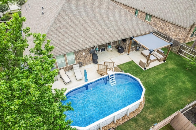 17214 Sequoia Kings Dr, Humble, TX 77346 - view of pool with a patio area and an outdoor hangout area