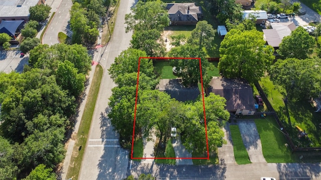 217 Lazy Ln, Conroe, TX 77301 - aerial overview of property's location featuring property boundaries highlighted