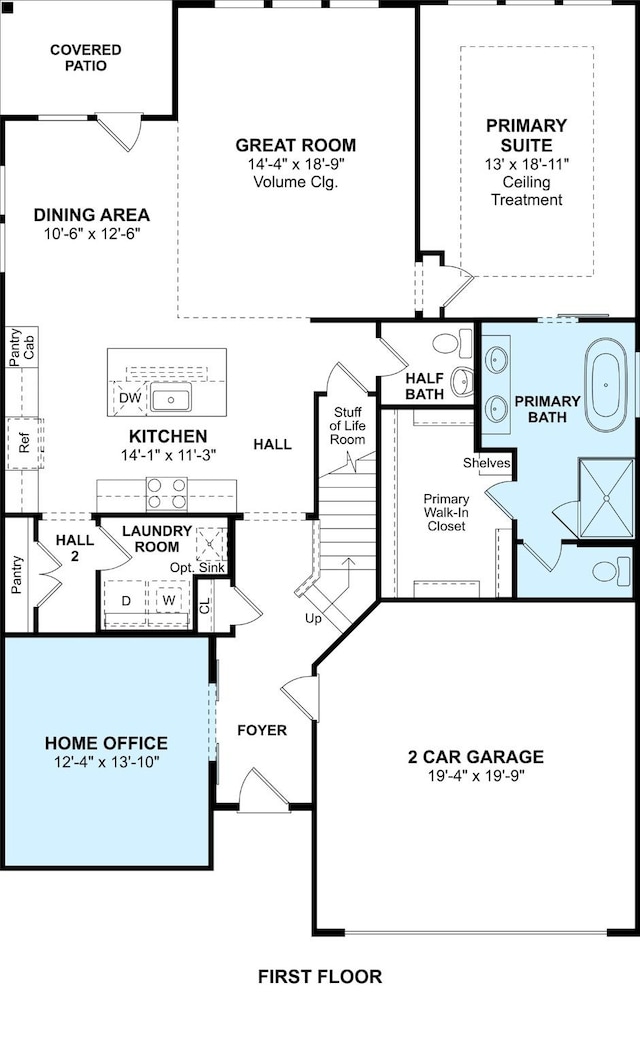 21242 Blue Bluff Dr, Cypress, TX 77433 - floor plan / room layout