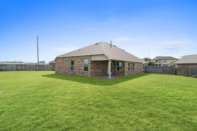 2043 Plum Rose Ln, Richmond, TX 77469 - rear view of property with brick siding