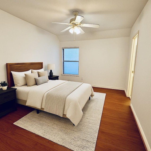 6334 Goodlowe Park, Sugar Land, TX 77479 - bedroom featuring wood finished floors, baseboards, and ceiling fan
