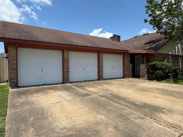 1618 Monroe Dr, Deer Park, TX 77536 - garage featuring concrete driveway