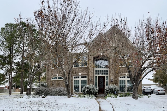 view of front of property with brick siding