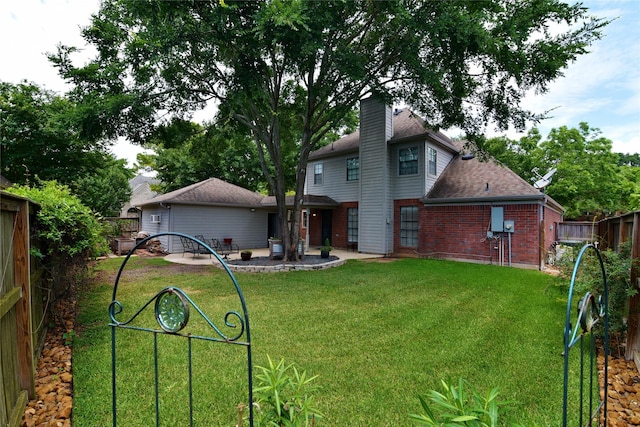 18411 Arrow Flint Cv, Houston, TX 77084 - back of house with brick siding and a shingled roof