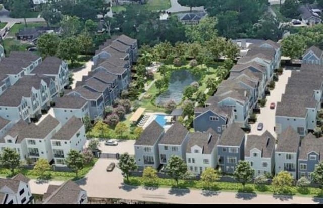1711 Bologna Ln, Houston, TX 77055 - aerial perspective of suburban area
