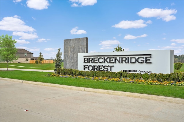 5427 Magnolia Heath Ln, Spring, TX 77373 - community / neighborhood sign with a lawn