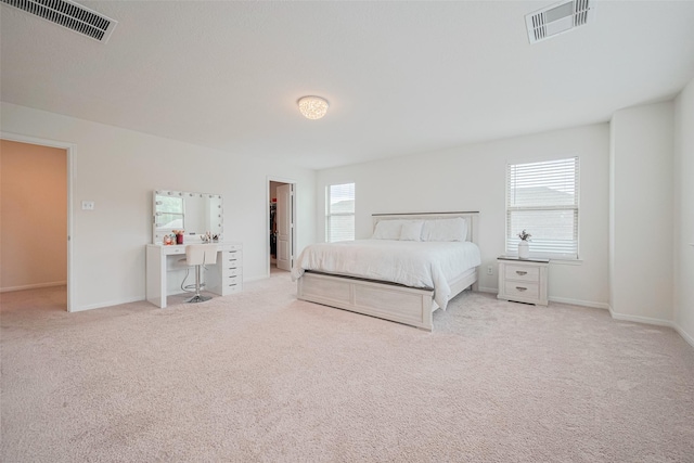 20864 Sheffield Park Dr, Porter, TX 77365 - bedroom featuring multiple windows, carpet, and a walk in closet
