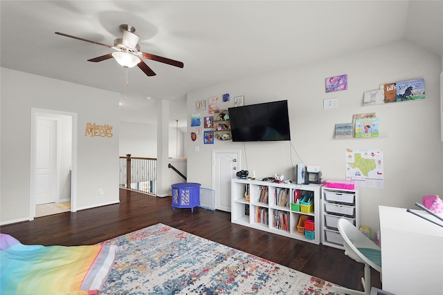 9615 Carson Ln, Iowa Colony, TX 77583 - bedroom featuring wood finished floors and a ceiling fan