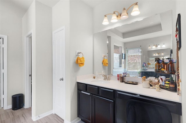 9615 Carson Ln, Iowa Colony, TX 77583 - bathroom featuring vanity and baseboards