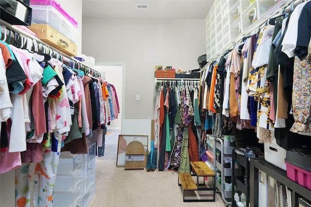 9615 Carson Ln, Iowa Colony, TX 77583 - spacious closet featuring carpet