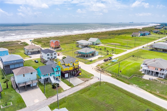 aerial view of unending shoreline