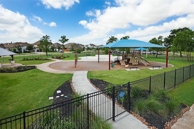 9438 Caddo Ridge Ln, Cypress, TX 77433 - community play area with a residential view