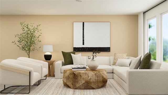view of living area