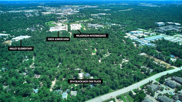 aerial map of property and surrounding area