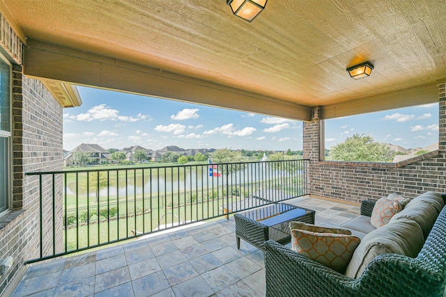 23615 Dolci Ln, Richmond, TX 77406 - balcony with a water view