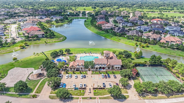 23615 Dolci Ln, Richmond, TX 77406 - aerial view of property and surrounding area featuring a nearby body of water and nearby suburban area