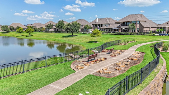 23615 Dolci Ln, Richmond, TX 77406 - view of community featuring a water view and a residential view