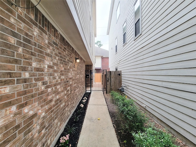 1241 Prince St, Houston, TX 77008 - view of side of property with a gate