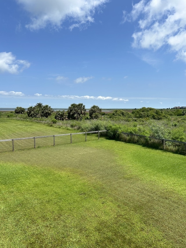 3913 1st, Galveston, TX 77554 - view of yard featuring a rural view