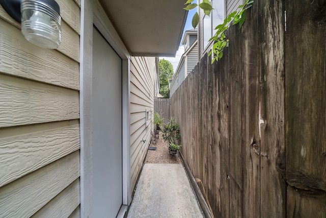 view of side of home
