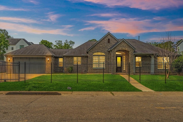 929 Oak St, Houston, TX 77018 - view of front of house with brick siding and an attached garage