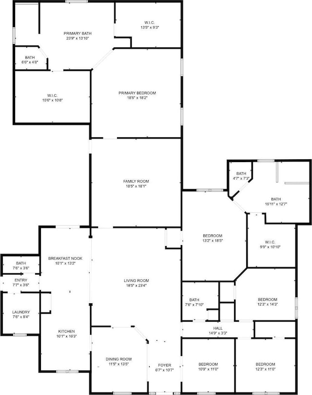 929 Oak St, Houston, TX 77018 - home floor plan