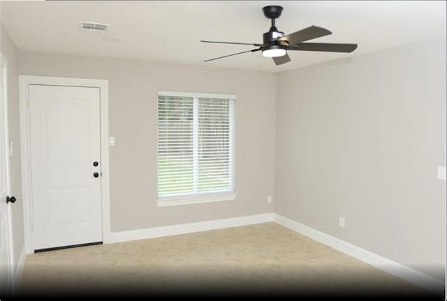 1703 Grand Valley Dr, Houston, TX 77090 - unfurnished room featuring ceiling fan and baseboards