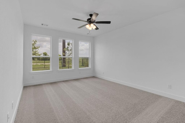 8235 Red Shiner Way, Fulshear, TX 77441 - unfurnished room with light colored carpet and ceiling fan