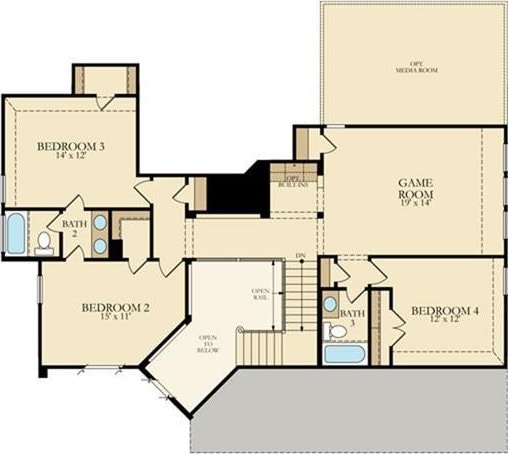 18814 Luby Creek Dr, Cypress, TX 77433 - property floor plan