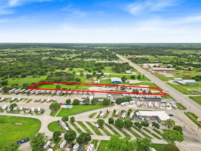 4429 W State Highway 31, Corsicana, TX 75110 - aerial view of property's location featuring property boundaries highlighted