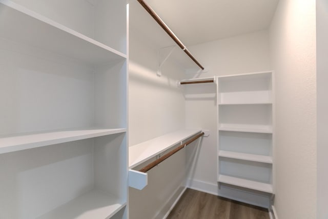 3618 Tamfield Dr, Houston, TX 77066 - spacious closet featuring dark wood finished floors