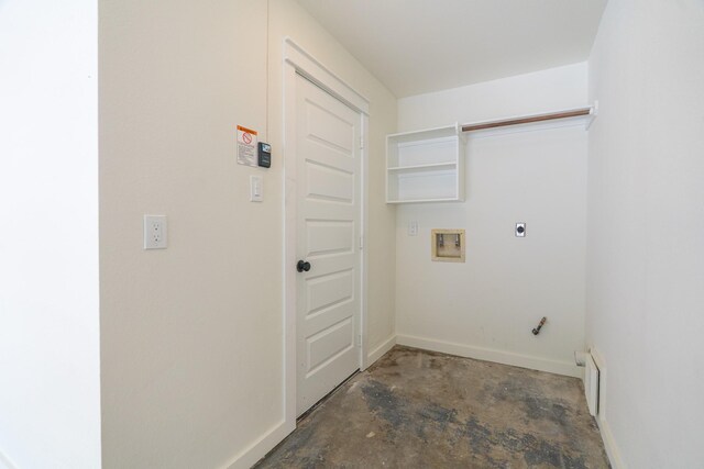 3618 Tamfield Dr, Houston, TX 77066 - laundry area featuring hookup for an electric dryer, washer hookup, baseboards, and gas dryer hookup