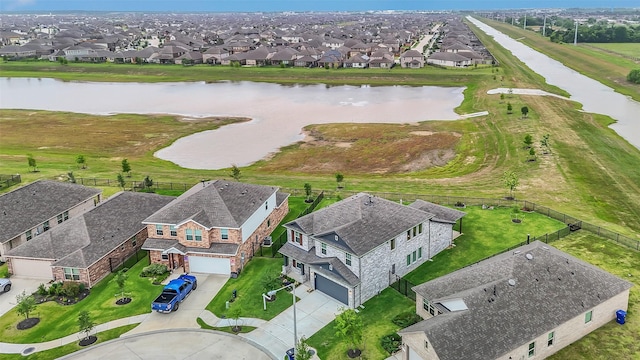 2108 Eagle Nook Dr, Texas City, TX 77568 - aerial view of residential area with a large body of water