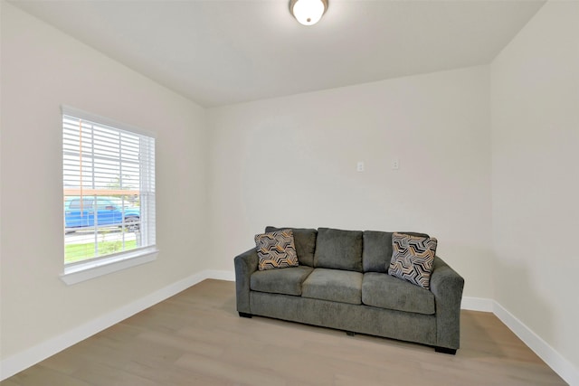 2108 Eagle Nook Dr, Texas City, TX 77568 - sitting room featuring wood finished floors and baseboards