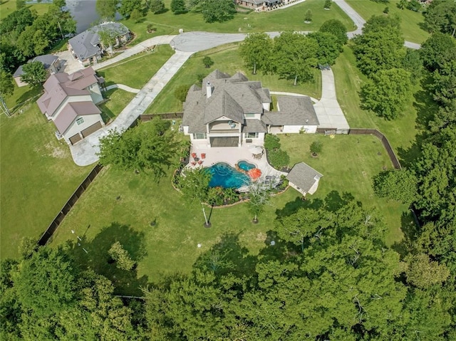 14710 Turquoise Ct, Willis, TX 77378 - aerial view of a pool area