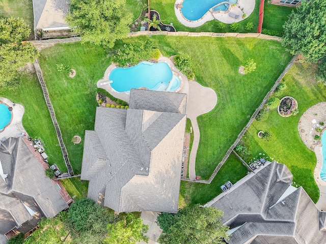 8502 Calverton Pines Ln, Houston, TX 77095 - aerial view of a pool area