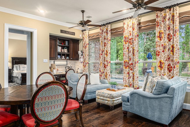 sunroom / solarium featuring healthy amount of natural light