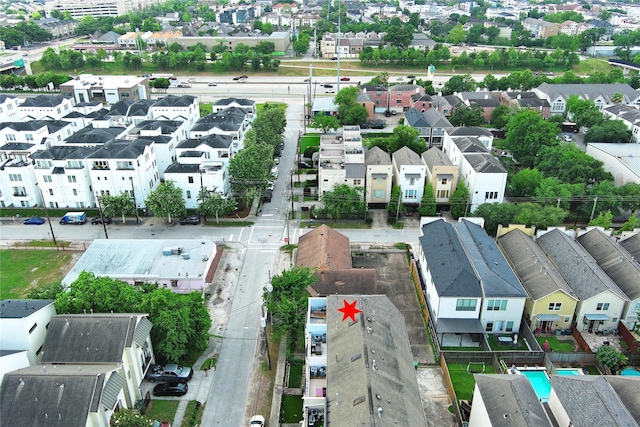 5507 Darling St, Houston, TX 77007 - aerial perspective of suburban area