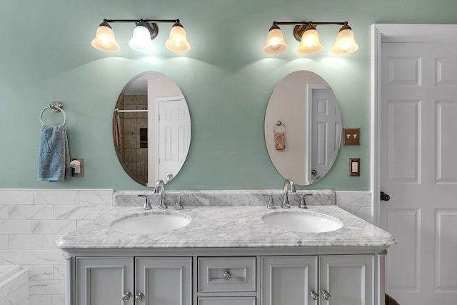 24930 Plantation Estates Ave, Porter, TX 77365 - full bathroom with double vanity
