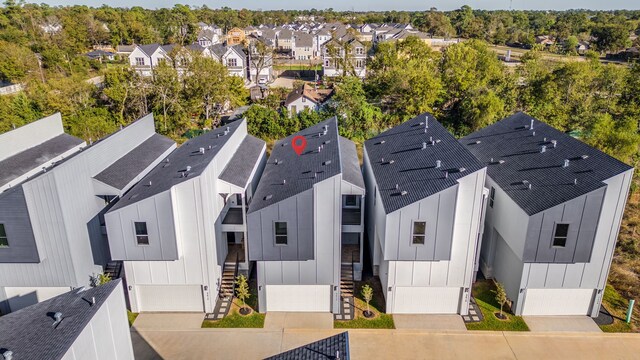 5615 Savyon Dr, Houston, TX 77091 - aerial perspective of suburban area