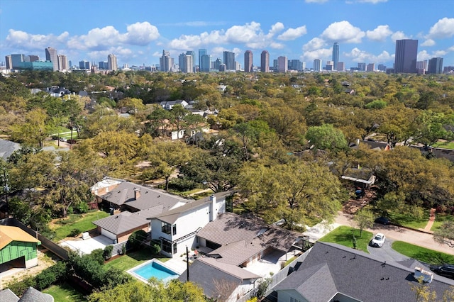 5686 Bayou Glen Rd, Houston, TX 77056 - drone / aerial view of a skyline view