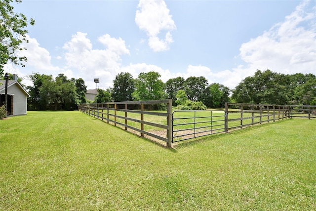 view of yard