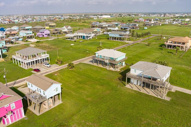 aerial view of residential area