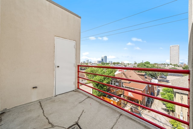 2100 Huldy St Unit 4, Houston, TX 77019 - balcony featuring a view of city