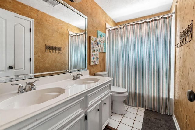 2112 Shadow Bay Cir, League City, TX 77573 - full bath featuring toilet, tile patterned flooring, and double vanity