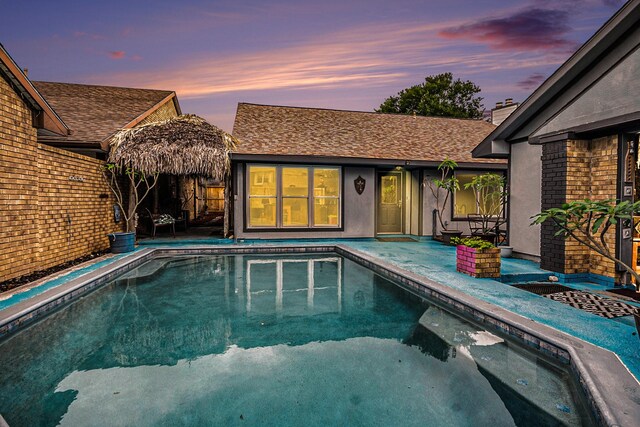 1727 Plumbwood Way, Houston, TX 77058 - outdoor pool featuring a patio area