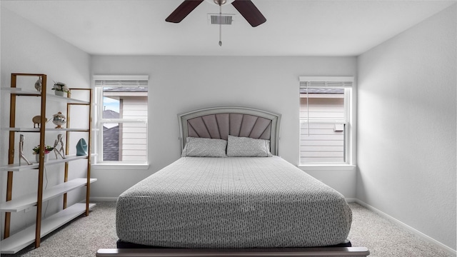 22218 Delphin Grove Dr, Hockley, TX 77447 - bedroom with multiple windows, baseboards, and carpet flooring