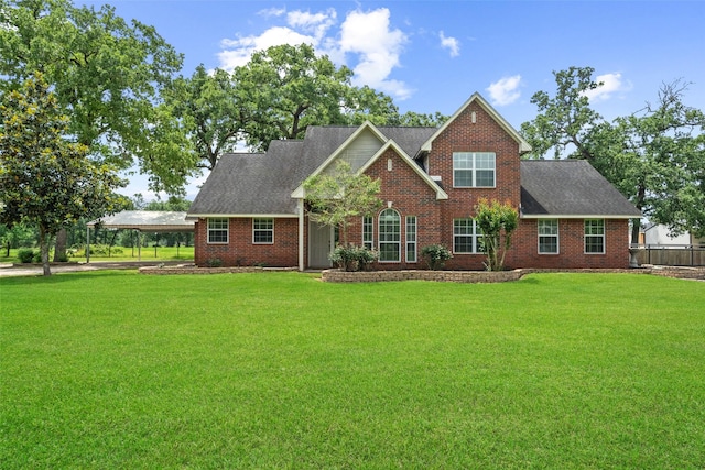 996 Scroggins Ln, Waller, TX 77484 - view of front of home featuring brick siding and roof with shingles